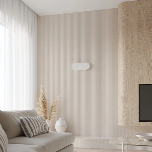 Kinkiet ścienny SACCON biały nowoczesny metalowy do salonu i sypialni Sollux Lighting