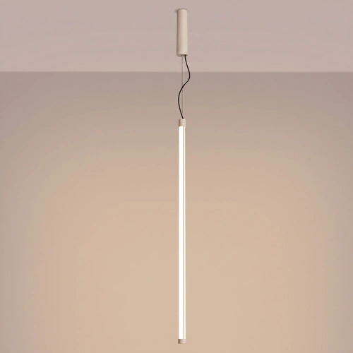 Lampa wisząca TRANG 100 beżowa LED nad wyspę regulowana 1-punktowa