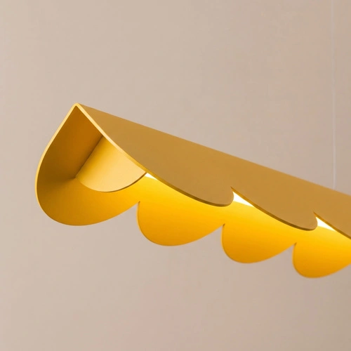 Lampa wisząca BISCUIT 130 żółta LED nad wyspę regulowana