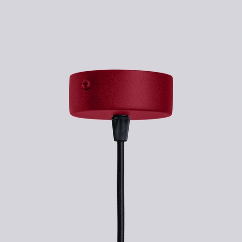 Żyrandol nowoczesny HALO 6 burgund lampa sufitowa do salonu i jadalni 64 cm