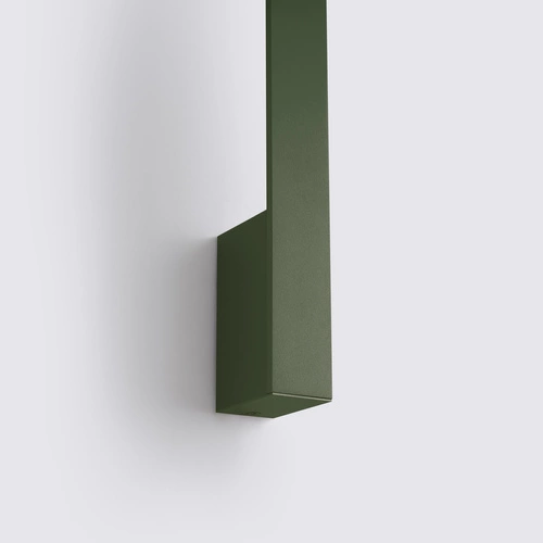 Kinkiet ścienny LED SAPPO 150 nowoczesny oliwkowy zielony do salonu i sypialni aluminium
