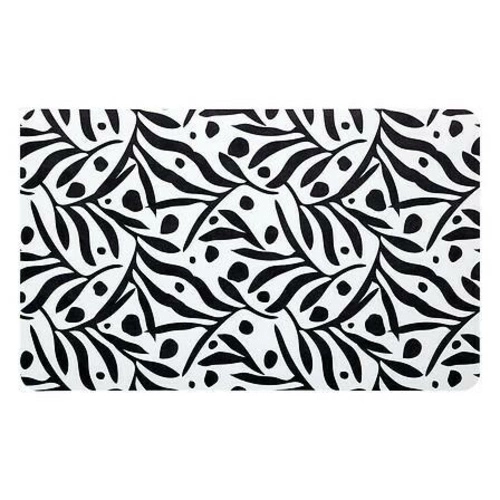 Mata diatomitowa 5five simply smart czarna antypoślizgowa 45x75 cm szybkoschnąca do kuchni