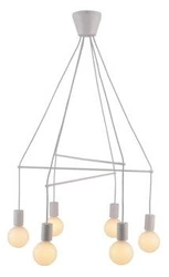 Lampa wisząca Alto 6x40W E27 biały  matowy