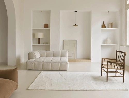 Dywan nowoczesny wełniany Decor Scape Woolwhite 200x280 do salonu i sypialni łatwoczyszczący