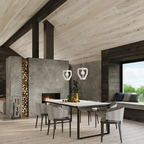 Lampa wisząca Tres biała nowoczesna metalowa do salonu, kuchni lub nad wyspę 33 cm