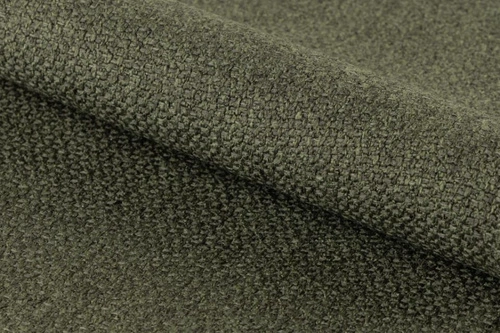 Krzesło do jadalni Darlene Actona zielone tapicerowane obrotowe nowoczesne na czarnych nogach