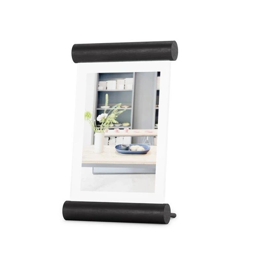 Ramka na zdjęcia Scroll 13x18cm czarna