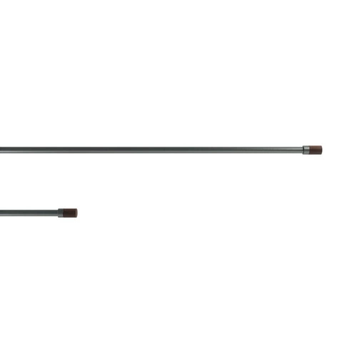 Karnisz pojedynczy Umbra Blok czarny matowy regulowany 91-183 cm nowoczesny do salonu