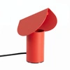 Lampa biurkowa LED BISCUIT czerwona nowoczesna aluminiowa
