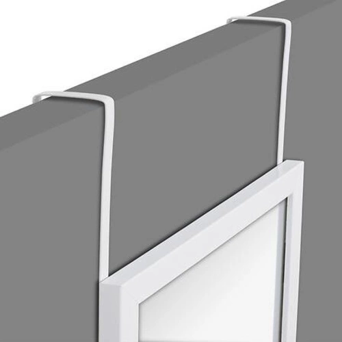 Lustro wiszące Firsty na drzwi 34x94cm białe