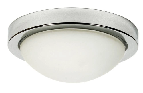 Plafon sufitowy Roda 32 cm szklany chrom IP44 nowoczesny do łazienki i kuchni CANDELLUX