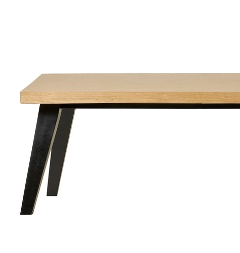 Stolik kawowy Amora 60x120cm naturalny/  czarny