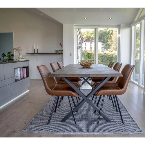 Stół Toulon dębowy nierozkładany 95x200 nowoczesny do jadalni