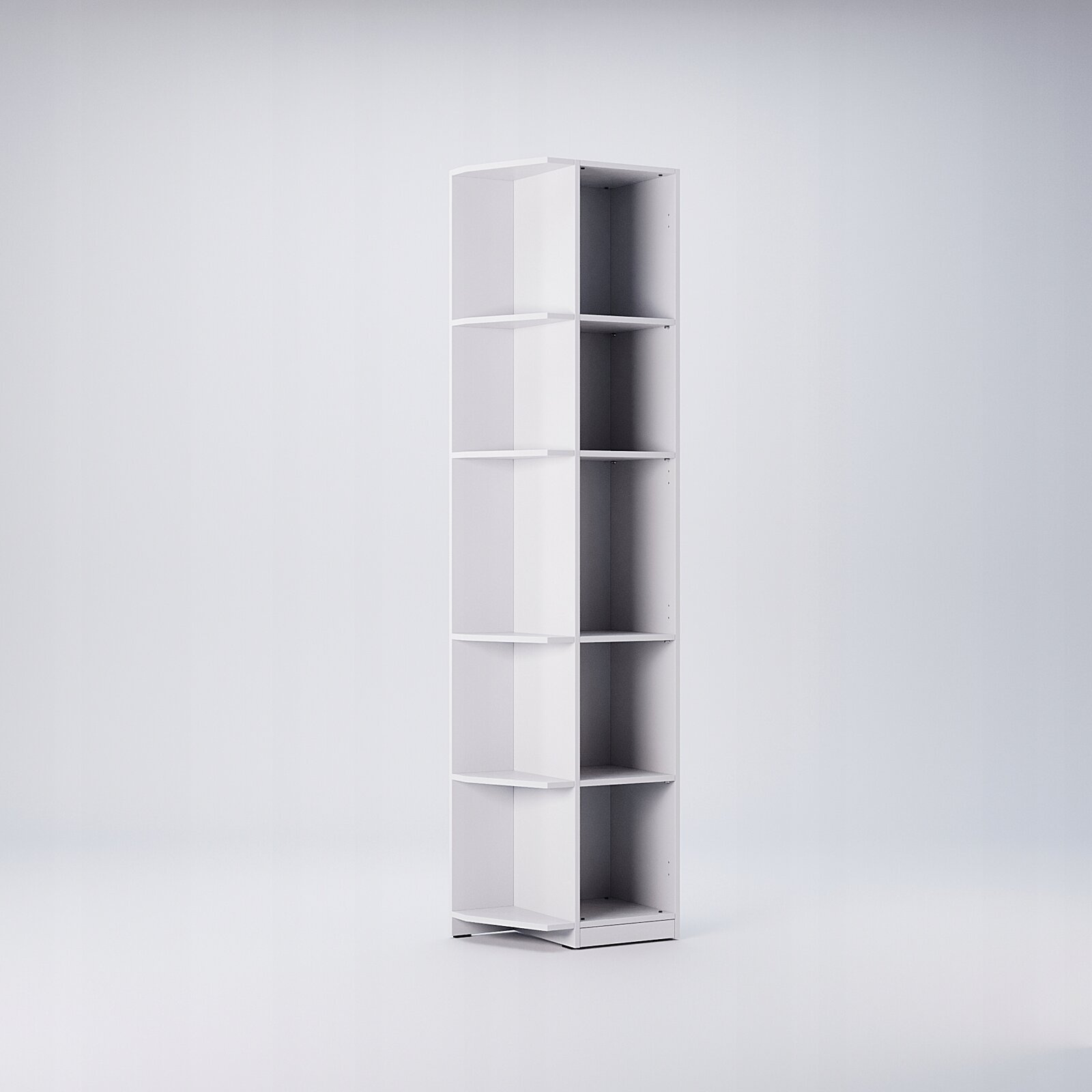 Dostawka boczna lewa do szafy Flory biały połysk