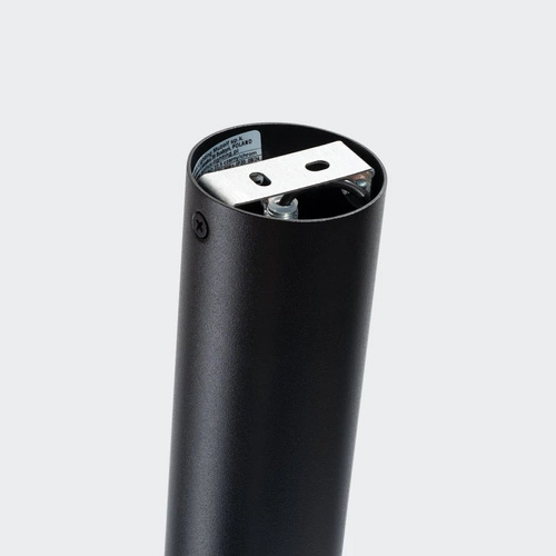 Plafon sufitowy NERO 22,5 czarny chrom nowoczesny metalowy do salonu i kuchni SOLLUX