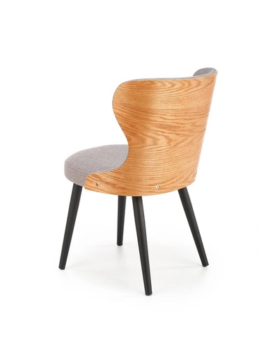 Krzesło Elivire szare/dąb naturalny