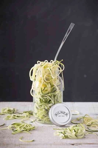 Słoik z tarką-spirala do warzyw KILNER