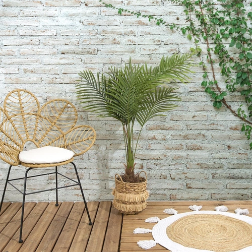 Intesi Palma sztuczna roślina doniczkowa 120cm nowoczesna dekoracja do salonu