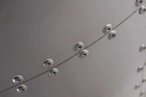 Fotel Jajo obrotowy z ekoskóry brązowy D2.DESIGN do salonu nowoczesny glamour