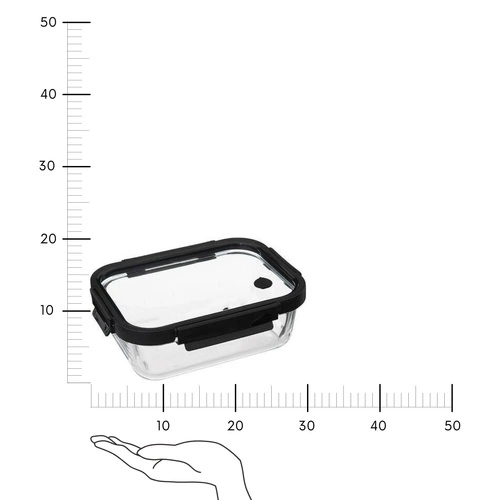 Pojemnik Clipeat do przechowywania szklany 1,3l