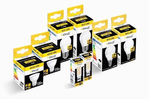 Żarówka LED E14 7,5W ciepła biała 3000K do lampki nocnej Sollux nowoczesna szklana