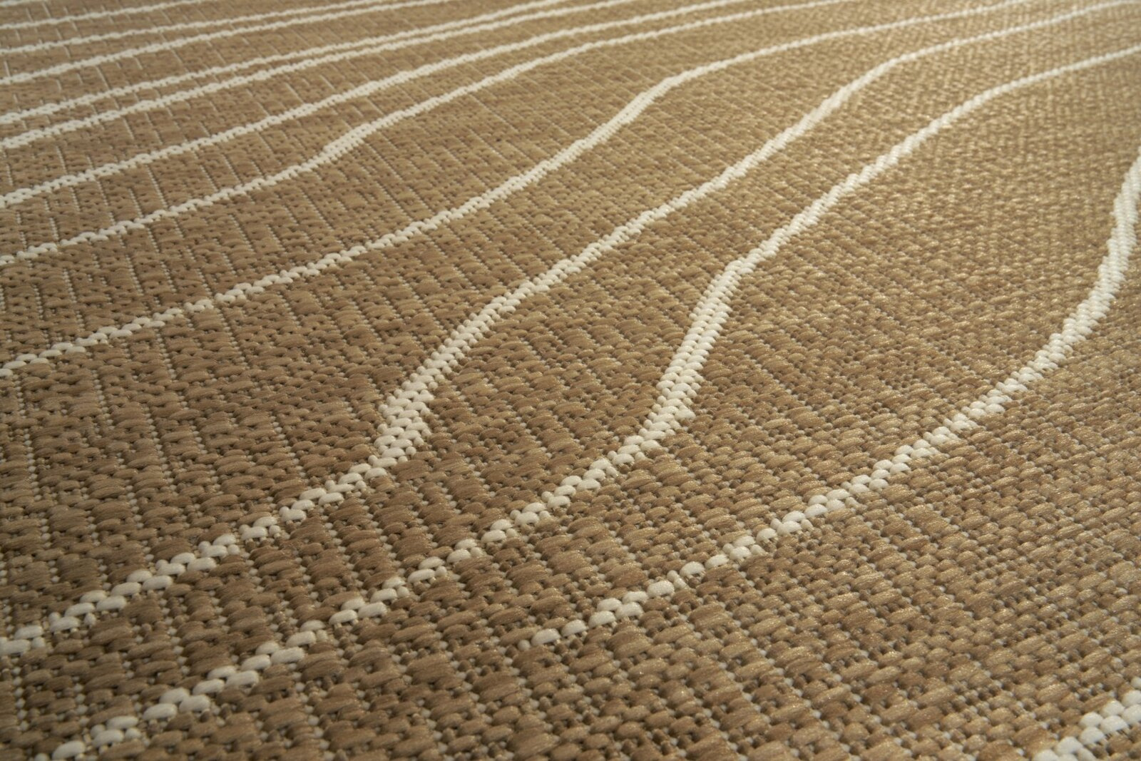 Dywan nowoczesny do salonu i na taras Duna 160x230 beżowy łatwoczyszczący Carpet Decor