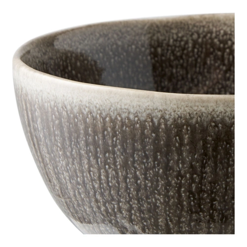 House Nordic Viola zestaw 4 misek kamionkowych do zupy szarych