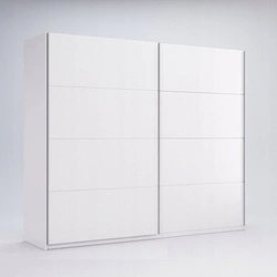 Szafa przesuwna Flory 250 cm biały połysk