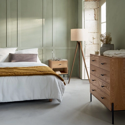 Komplet pościeli bawełnianej Origines 260x240 Atmosphera biały nowoczesny do sypialni Oeko-Tex