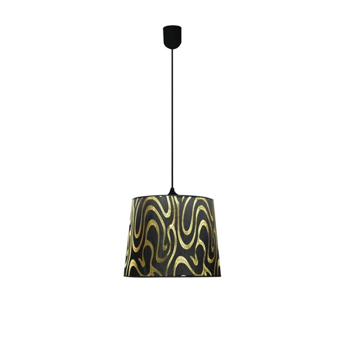 Lampa wisząca Tiger 26 1x60W E27  czarno-złoty