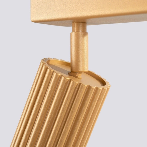 Plafon sufitowy KARBON 4L złoty ruchomy glamour do salonu i sypialni SOLLUX LIGHTING