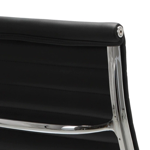 Fotel biurowy ergonomiczny CH1191 Premium skórzany czarny obrotowy do biurka inspirowany EA119