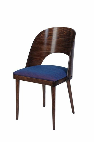 Krzesło drewniane tapicerowane Fameg Avola do jadalni i salonu personalizowane skandynawskie