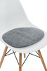 Poduszka na krzesło Side Chair szary jasny