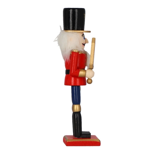 Dziadek do orzechów Luke 18 cm w czarnej czapce