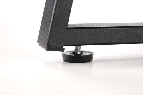 Okrągły stolik kawowy Florence 80 cm skandynawski dębowy z półką do salonu Intesi