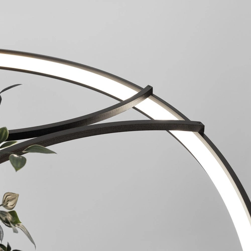 Żyrandol LED RIO BIO 110 czarny nowoczesny do salonu i jadalni aluminium Thoro