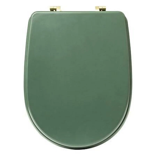 Deska sedesowa Duo zielona z duroplastu do toalety nowoczesna