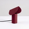 Lampa biurkowa LED BISCUIT burgund nowoczesna do gabinetu