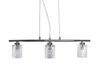 Lampa wisząca Berta # #  3x40W G9 chrom