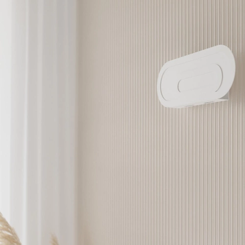 Kinkiet ścienny SACCON biały nowoczesny metalowy do salonu i sypialni Sollux Lighting