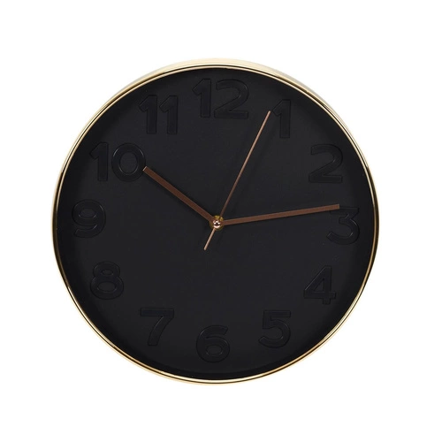 Zegar Rotin golden rose/ black