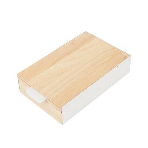 Umbra Reflexion drewniany organizer na biżuterię z lusterkiem biały do szuflady