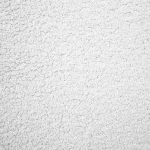 Fotel Chiara biały boucle skandynawski do salonu z podłokietnikami Atmosphera