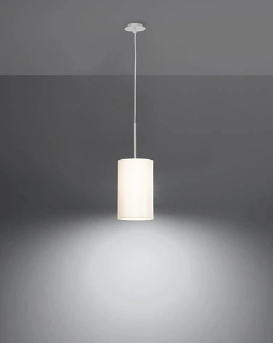 Żyrandol Otto biały nowoczesny lampa wisząca do salonu i jadalni 15 cm