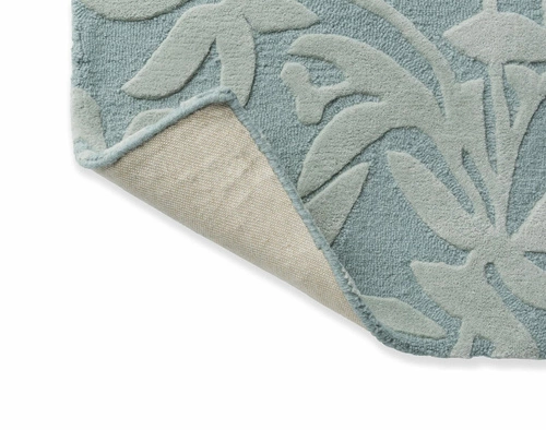 Dywan do salonu wełniany Cleavers 200x280 zielony nowoczesny ręcznie tkany Laura Ashley