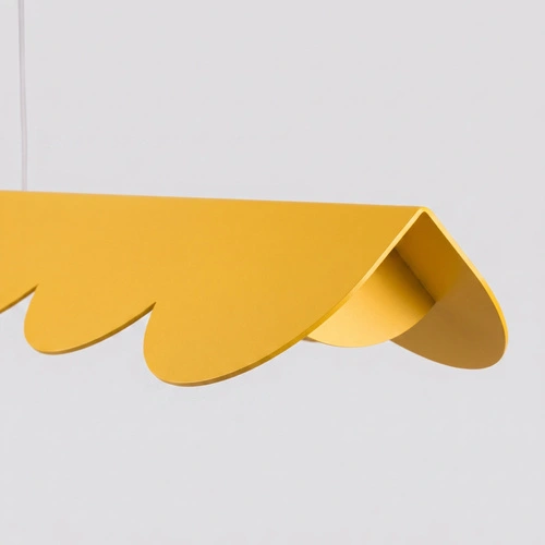 Lampa wisząca BISCUIT 130 żółta LED nad wyspę regulowana