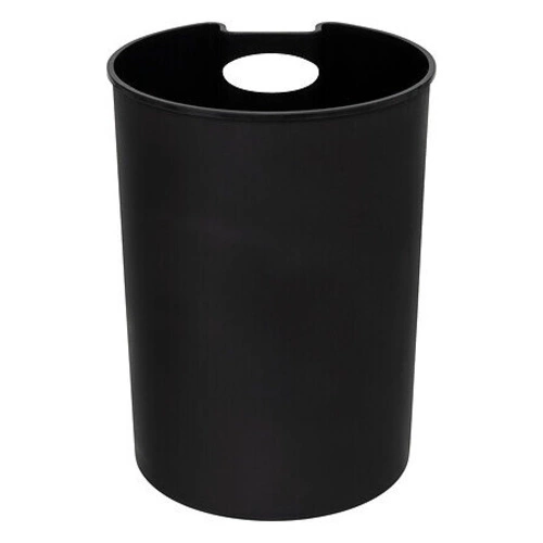 Kosz na śmieci Delta 6l czarny stalowy z funkcją soft close do łazienki lub biura 5five