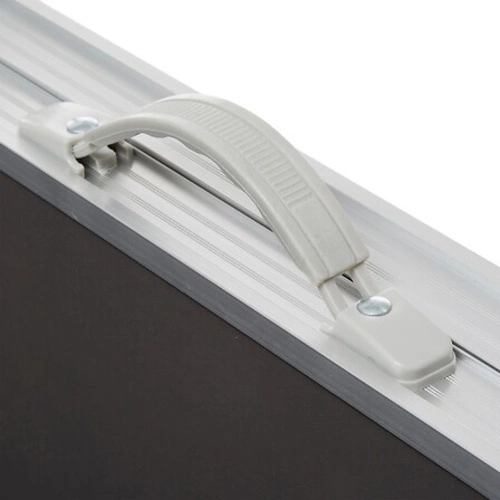 Stół składany Otano szary 60 cm do ogrodu i na balkon, regulowana wysokość, lekki 5five