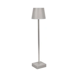Lampka biurkowa LED Blanca szara dotykowa ze ściemniaczem 45 cm